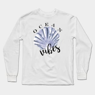 OCEAN VIBES SEA SHELL Long Sleeve T-Shirt